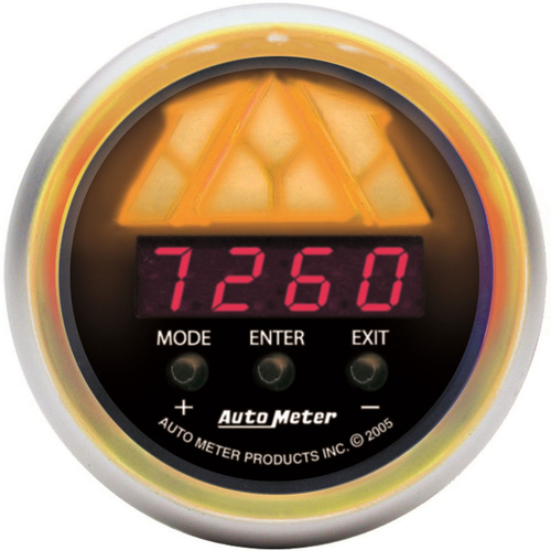 Autometer Gauge, Shift Light, Digital RPM w/ MULTI-COLOR LED LIGHT, DPSS LEVEL 2, SC