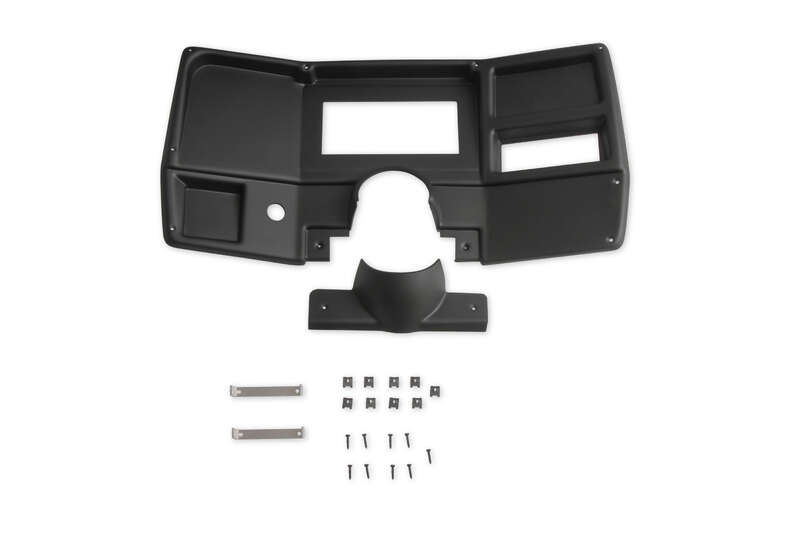 Holley EFI Dash Bezel, 1984-87 For Chevrolet / For GMC Truck HOLLEY 6.86 in. No AC Vents