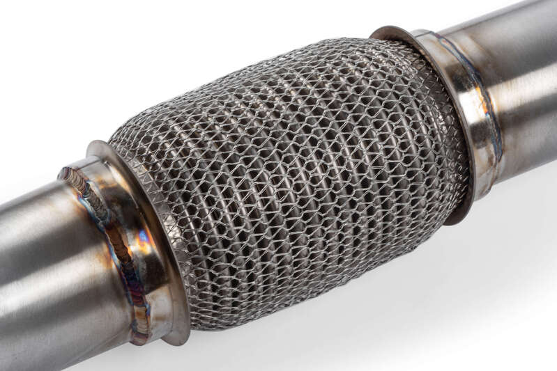 APR Exhaust Systems, Cat-Back Exhaust System, Stainless Steel, Polished Tips, Porsche, Kit Diagram Image