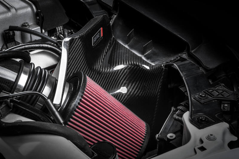 APR Air Intake Kit, Open, Carbon Fiber, Red Filter, For Audi, 3.0L, Kit Diagram Image