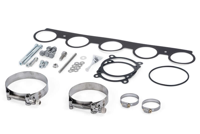 APR Intercooler Pipes, Throttle Body Inlet System, Aluminum, Natural, Audi, 2.5L, Kit Diagram Image