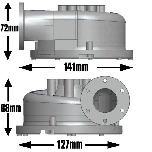 EWP®140 Remote Electric Water Pump (24V) Diagram Image