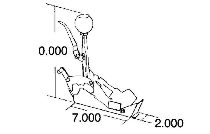Hurst Automatic Shifter Quarter Stick For Chevrolet TH250 / TH350 / TH375 / TH400, Each Diagram Image