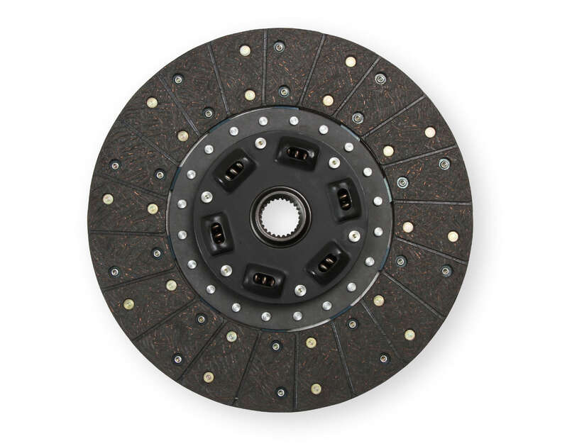 Hays Clutch Kit, Spring Hub, 26 Spline, 11 Disc Dia., 1-1/8 in. Input Shaft, 400 Horsepower, Organic, 1955-1985 GM L6/V6/V8, Kit Diagram Image