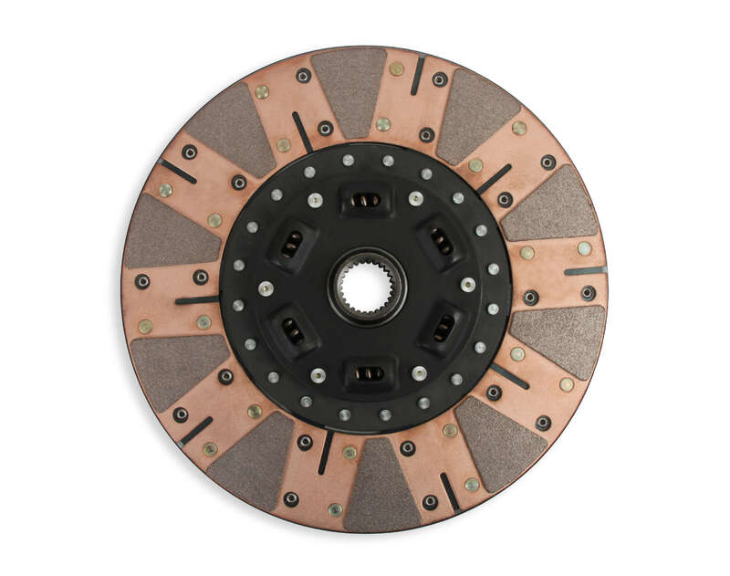Hays Clutch Kit, Spring Hub, 26 Spline, 11 Disc Dia., 1-1/8 in. Input Shaft, 650 Horsepower, Sintered Metallic, 1999-2004 For Ford Mustang, Kit Diagram Image
