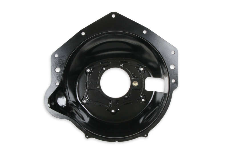 Lakewood Bellhousing, 11 in. Clutch, 153/168 Tooth Flywheel, 6.3 in. Height, Manual Transmission, Steel, Black, For Chevrolet, Each Diagram Image