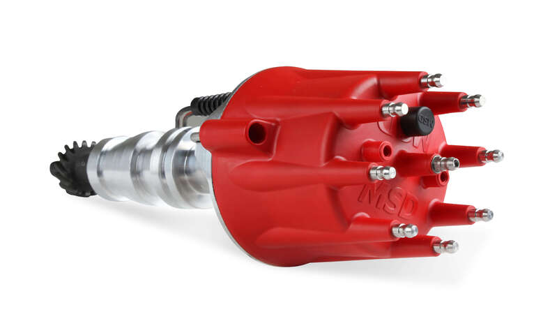 MSD For Ford Distributor, For Ford FE Distributor, Steel Gear Diagram Image