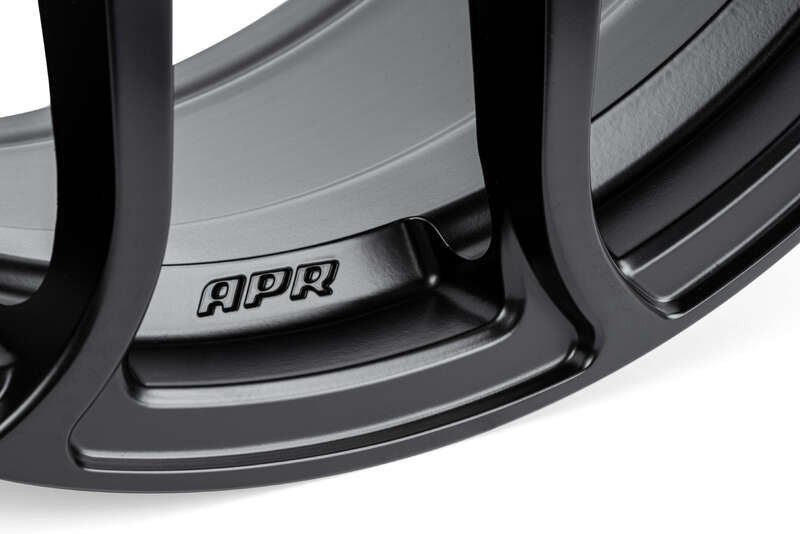 APR Wheel, A01 Flow Formed, Aluminium, Black, Satin, 19 in. x 8.5 in., +45mm Offset, 5 x 112mm Bolt Pattern, Each
