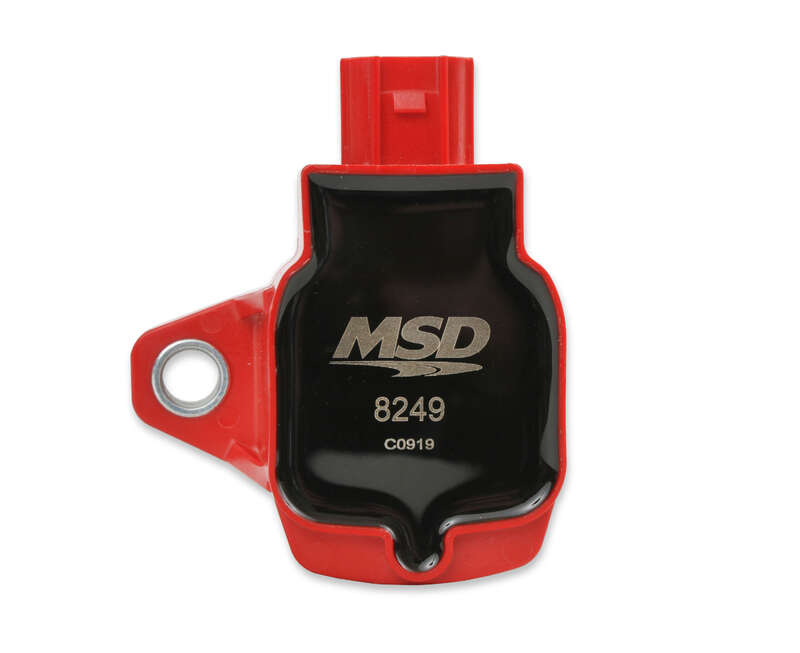 MSD Ignition Coil, Blaster, Coil Pack Style, Red, For Honda®, L4, Each