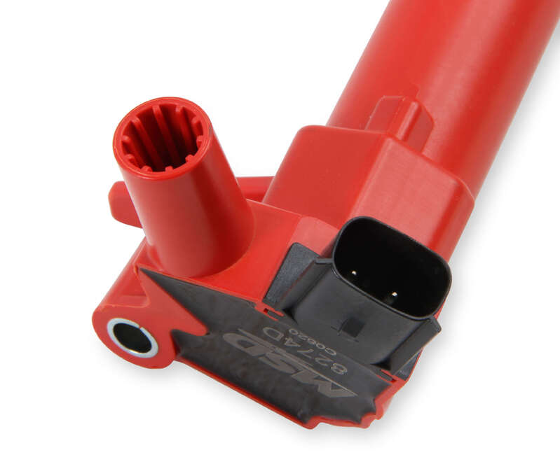 MSD Ignition Coils, Blaster OEM Replacement, Driver and Passenger Side, Red, For Ford, 6.2L, Set of 8