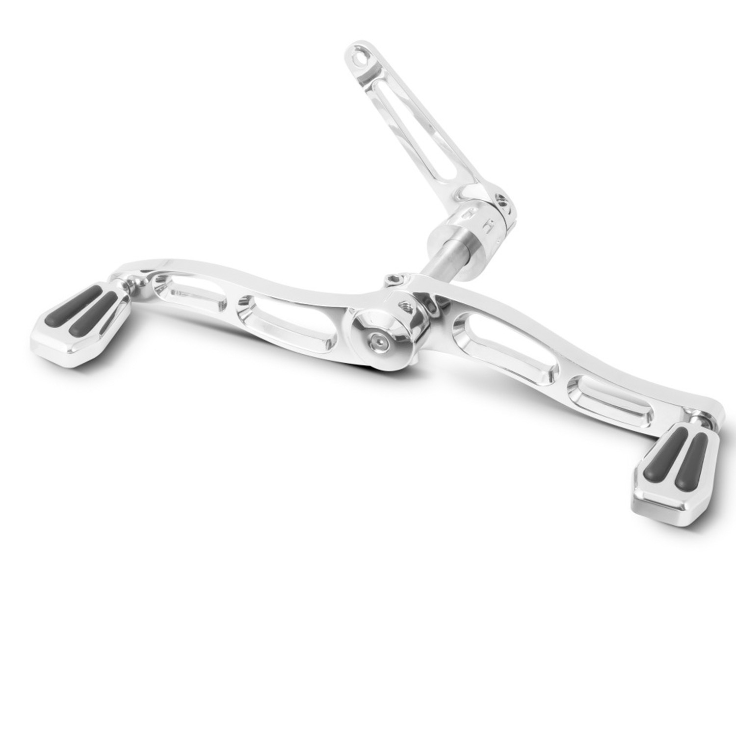 FORWARD CONTROLS CHROME SMOOTH 2' EXTENDED FOR HARLEY 2000 & UP SOFT TAIL