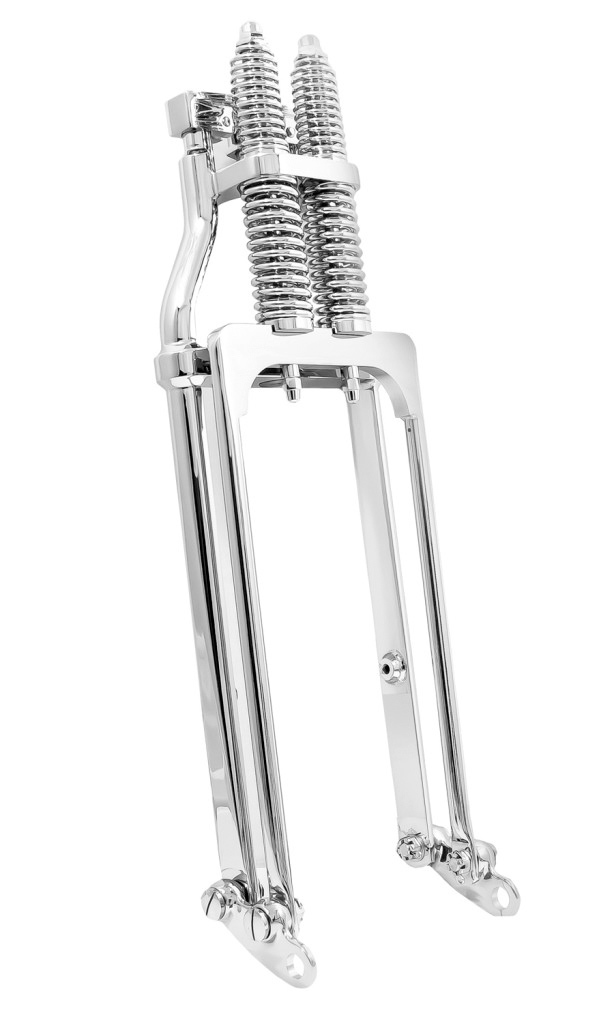 FRONT END ASSY FOR HARLEY 2' OVER SPRINGER CHROME W/AXLE