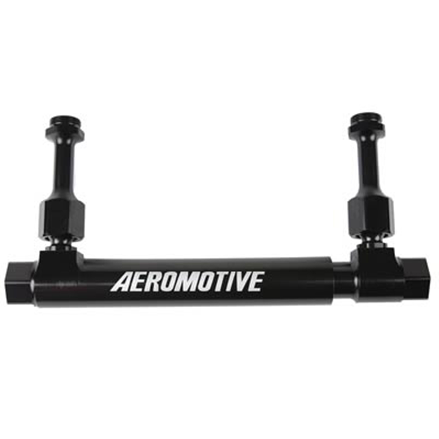 Fuel Log Billet Aluminum Black Adjustable -10 An Inlet 7/8-20 In.outlets Holley 4150 4500