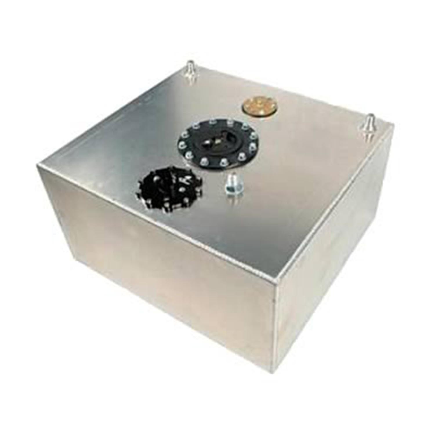 Fuel Cell, Aluminum, Natural, 15 Gallons, Built-in A1000 Fuel Pump, Pre-filter, 0-90 Ohm Sender, Each