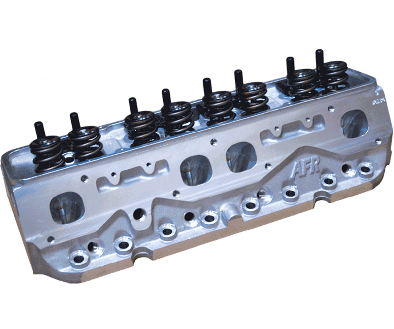 AFR 23° SBC Cylinder Head 235cc Competition Package heads, Spread port exhaust, 80cc chambers, complete with parts