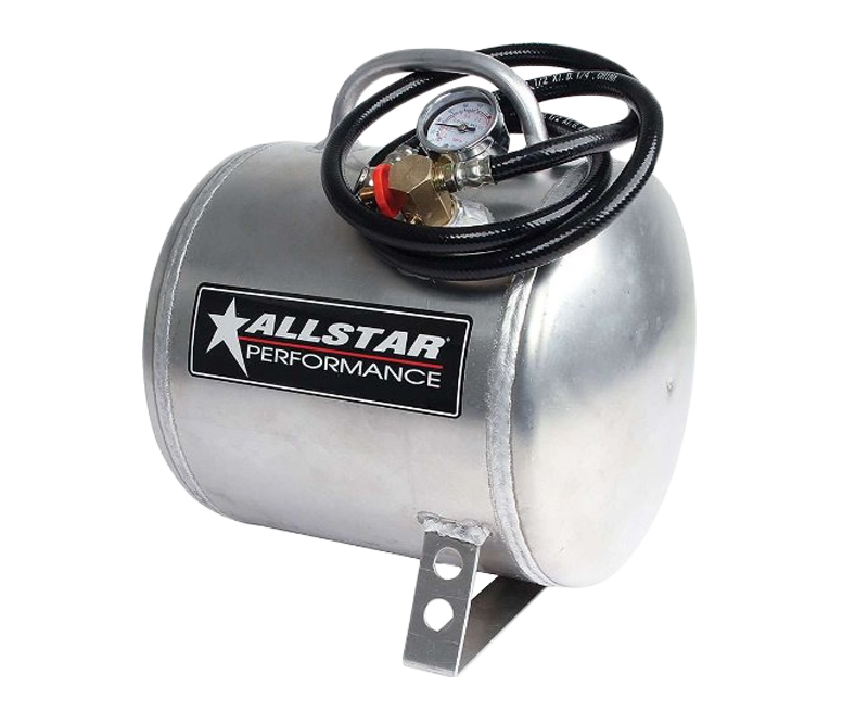 Aluminum Air Tank 6x12 Horizontal 1-1/2 Gallon