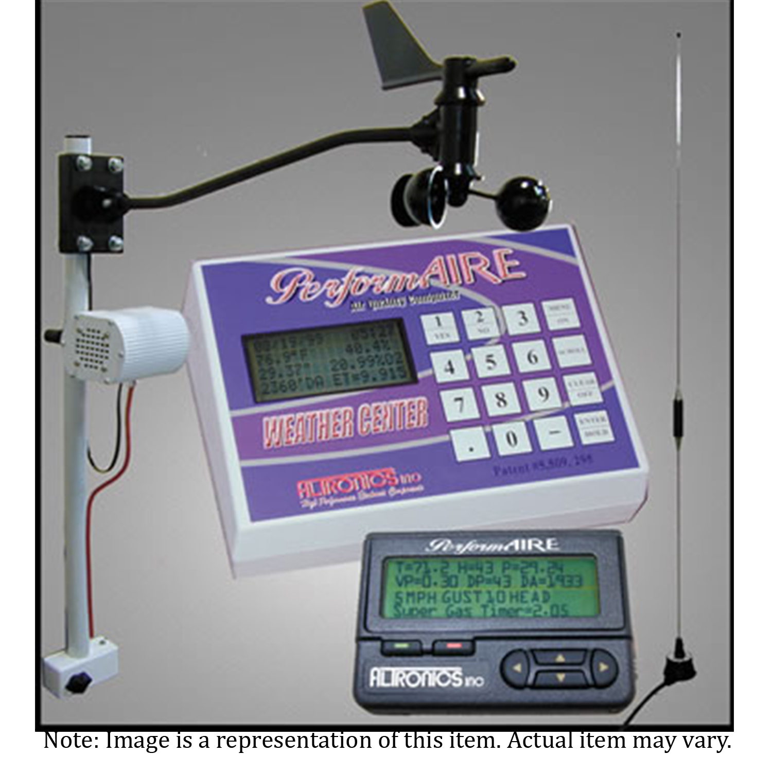 Weather Center, Performaire, Air Quality Computer System, LCD Readout, Pager, Each