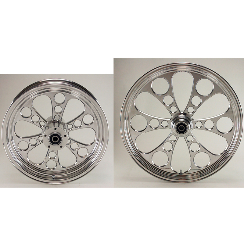 Wheel Billet Polished For Harley,Kool Kat, Rear, 16X3.5