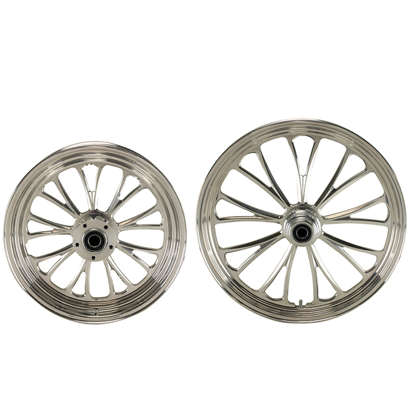 Wheel Billet Polished For Harley, Manhattan, Rear, 18X5.5