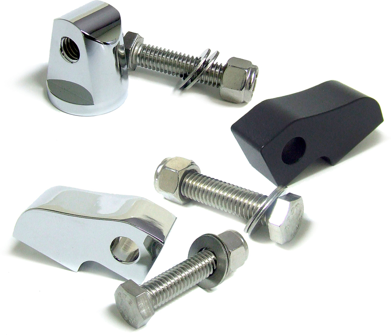Head Light Bracket long 35mm Chrome
