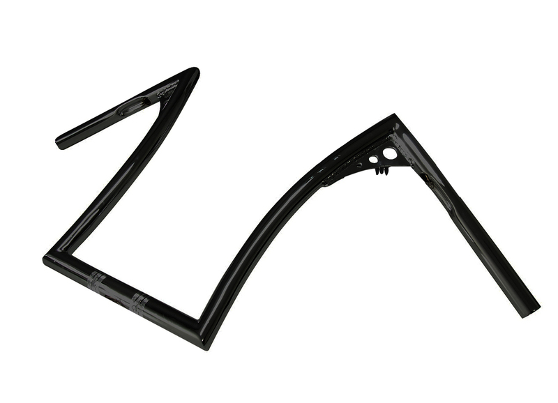 HANDLE BARS For HARLEY 12' BONANZA BARS, BLACK, 1' Diameter