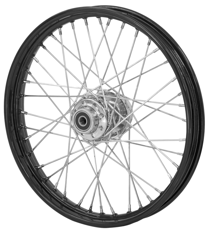 40 Spoke 21 X 2.15 Harley Wide Glide Chrome 3/4 Bearing Front Wheel FX & CUSTOM