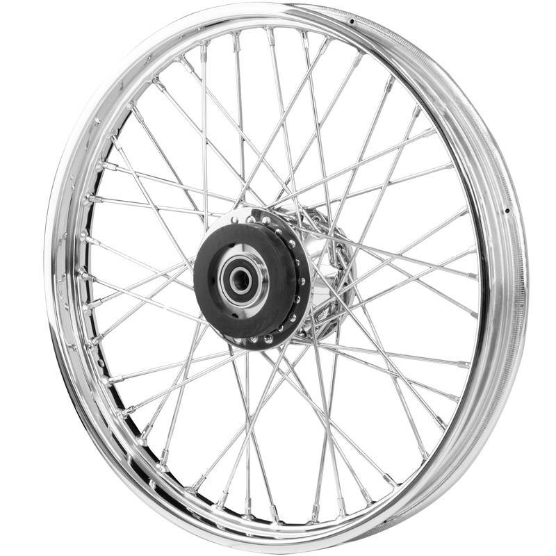 21 X 2.14 40 SPOKE CHROME NARROW GLIDE WHEEL
