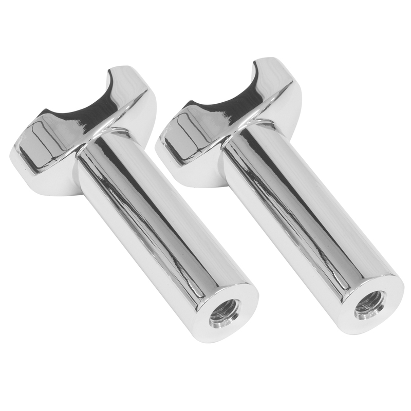 CHROME 4.5' STRAIGHT RISERSRISER For HARLEY 1' BARS