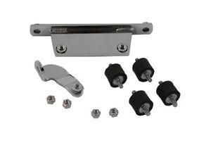 HARLEY 1986-1999 CHROME OIL TANK BRAKET KIT For HARLEY SOFTAIL & RIDGED FRAMES