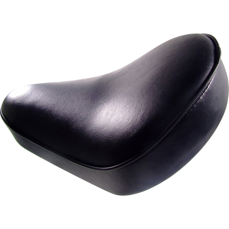 BATES S TYLE OLD SCHOOL SOLO SEAT SMALL 9' PLAIN For HARLEY BOBBER & CUSTOM