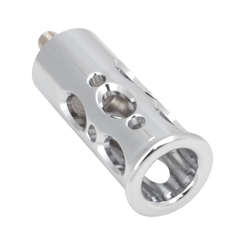CHROME GRATER TOE PEG EACH FOR HARLEY
