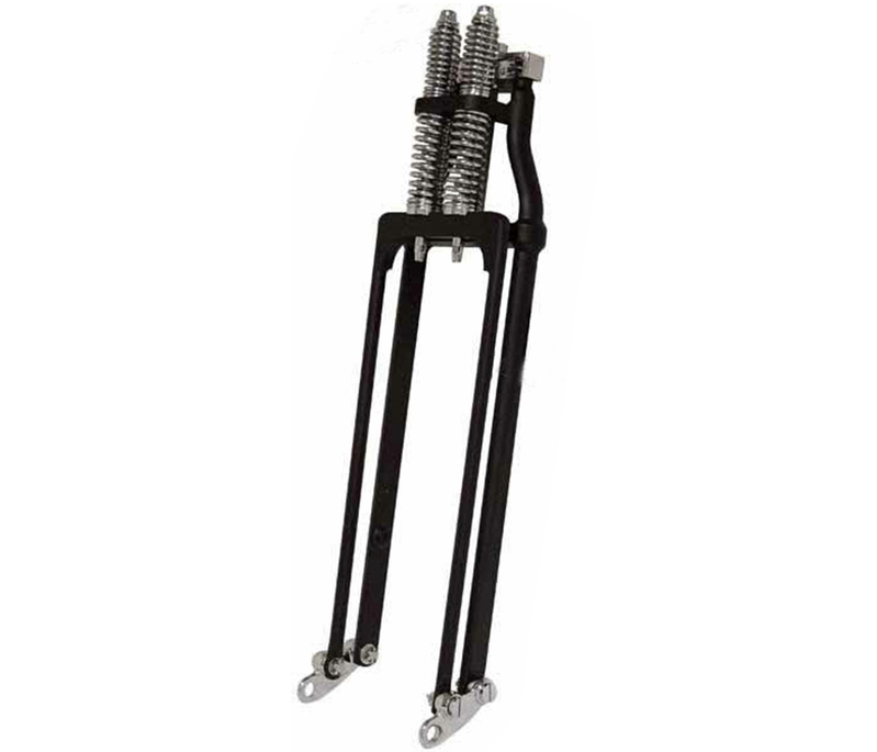 Front End Assembly for Harley Black Springer Fork 2' UNDER