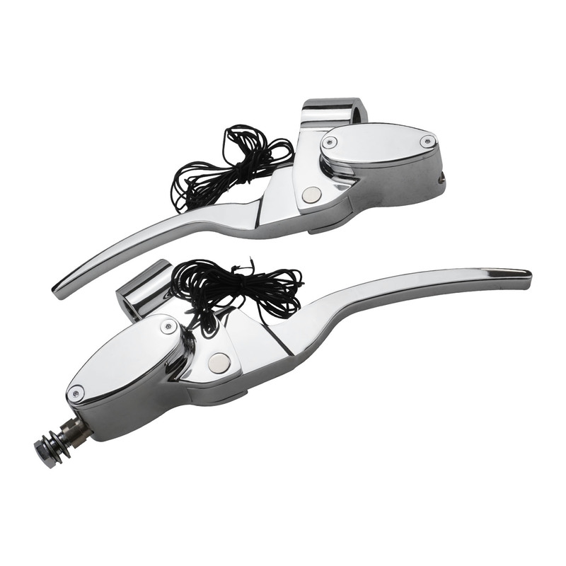(Billet) HYD Clutch M/cyl & Brake M/cyl & Switchx4 (Chrome)