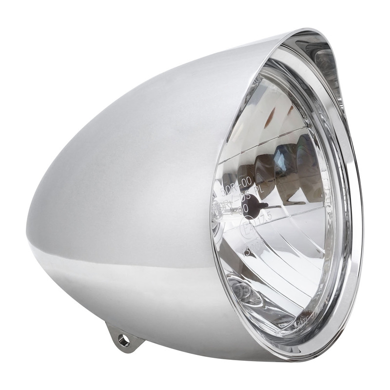 Harley Headlight assy 7' w/visor 250mm long
