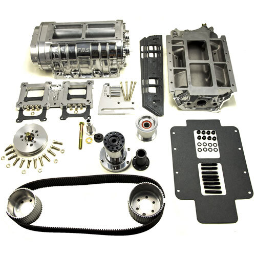 Supercharger Kit, 6-71 Series, Polished, 8mm Pitch, Chevrolet, Big Block