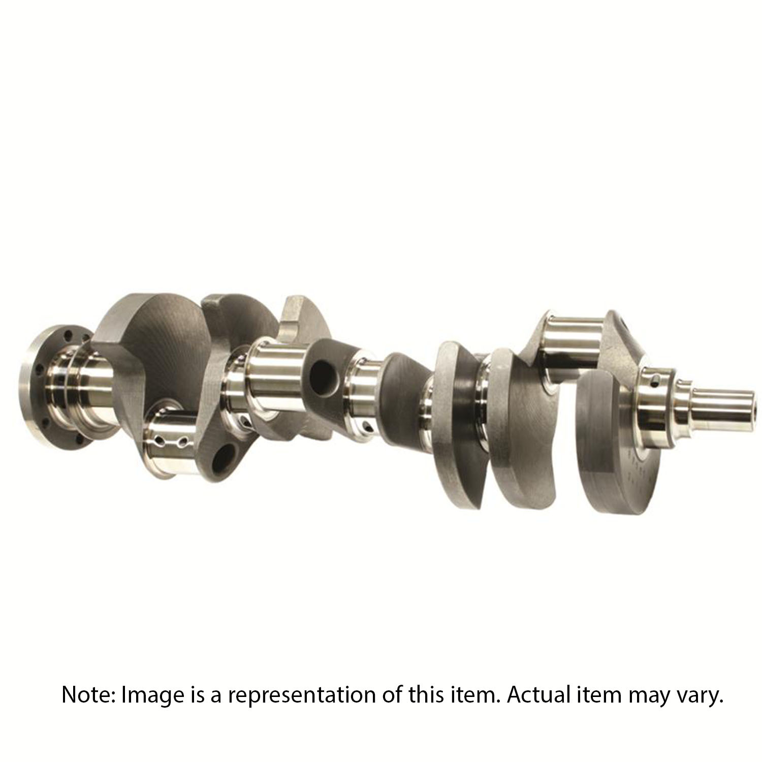 Crankshaft 2-piece Seal Internal Balance Forged 4340 Steel 3.480 in. Stroke 2.100 in. Pin Chevrolet 350