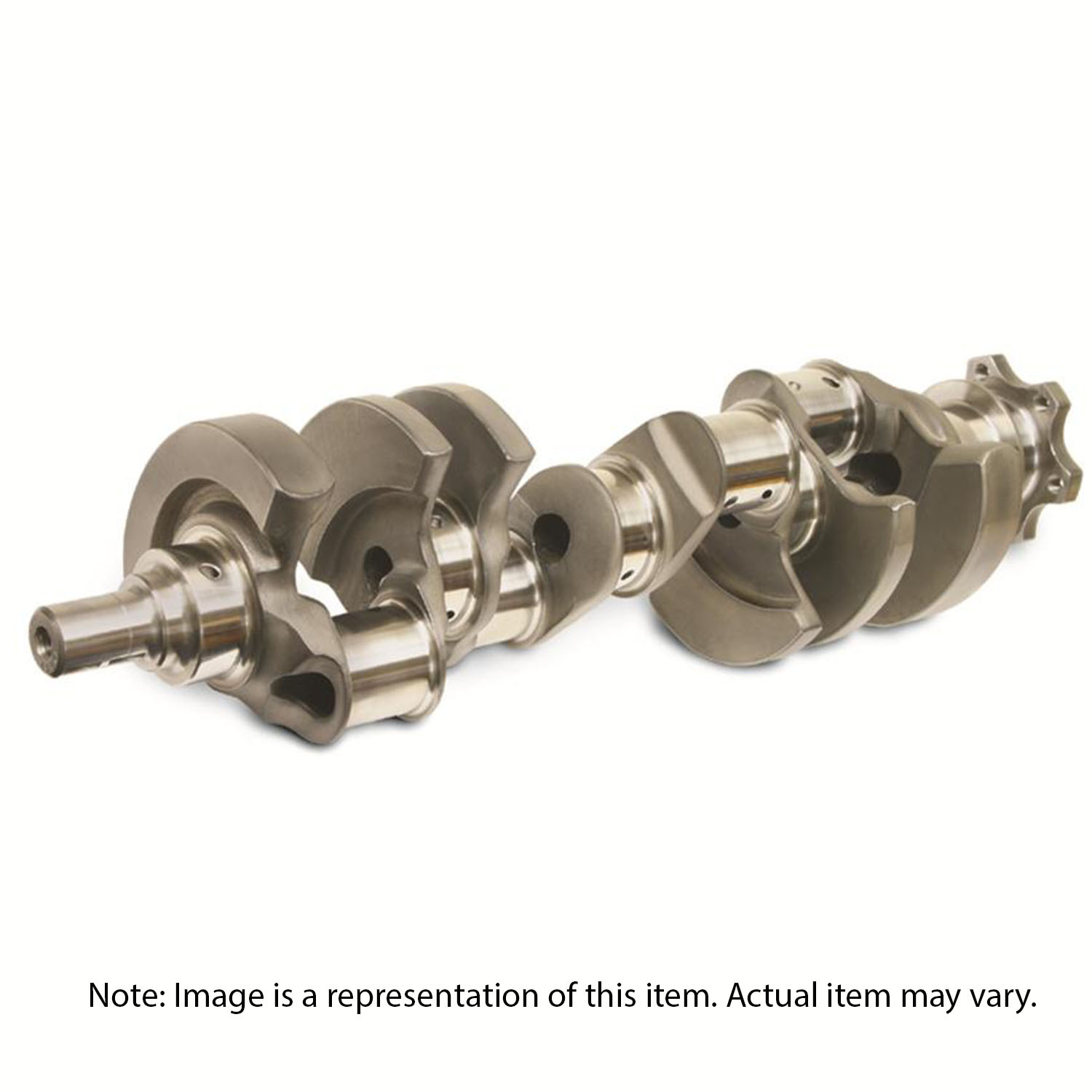 Crankshaft 2-piece Seal Internal Balance Forged 4340 Steel 3.750 in. Stroke 2.000 in. Pin Chevy 350