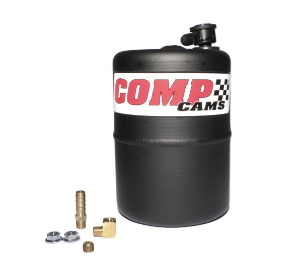Vacuum Reservoir Aluminium Black Finish with Check Valve/Hardware Each