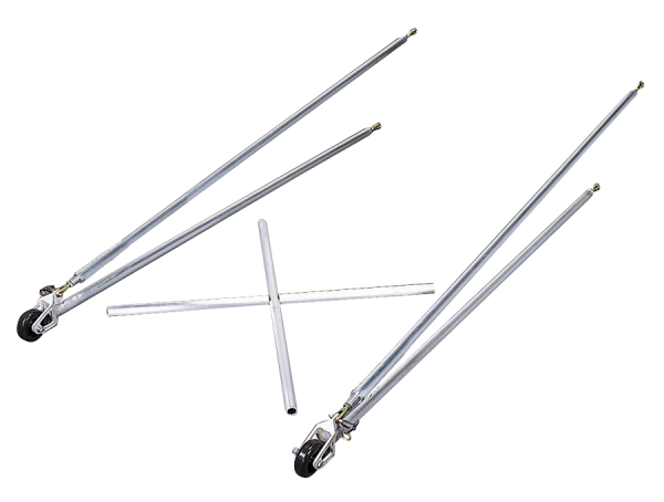 Wheel-E-Bars, Universal, Natural Finish, Weld-On, Kit