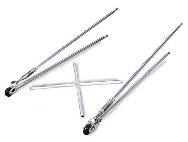 Wheel-E-Bars Universal Natural Finish Weld-On Kit
