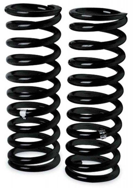 Coil-Over Springs 100 lbs./in. Rate 12 in. Length 2.5 in. Diameter Black Powdercoated Pair