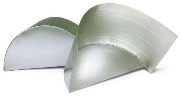 Wheel Tubs Rear Approximately 36 x 18 x 23.25 in. Aluminium Pair