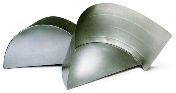 Wheel Tubs Rear Approximately 40 x 20 x 23.25 in. Steel Pair