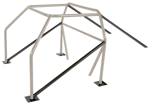 Roll Bar Strut Kit, 10-Point, Chromoly, Universal