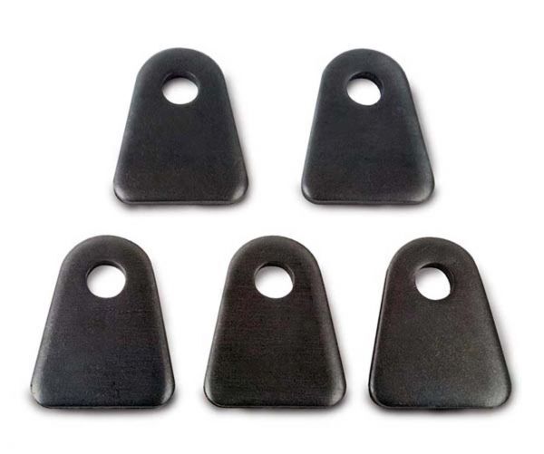 Brackets Steel Weld-On Bolt-in Belt Mounting Tabs Set of 5