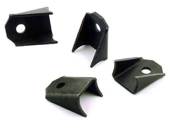 Brackets, Bell Crank Tabs, Steel, Natural, Set of 4