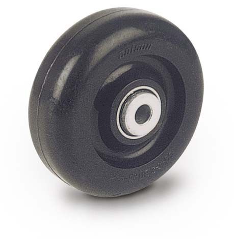 Replacement Wheel Synthetic Rubber 3 1/2 Diameter Ball Bearing 3/8 Hole Wheel-E-Bar Each