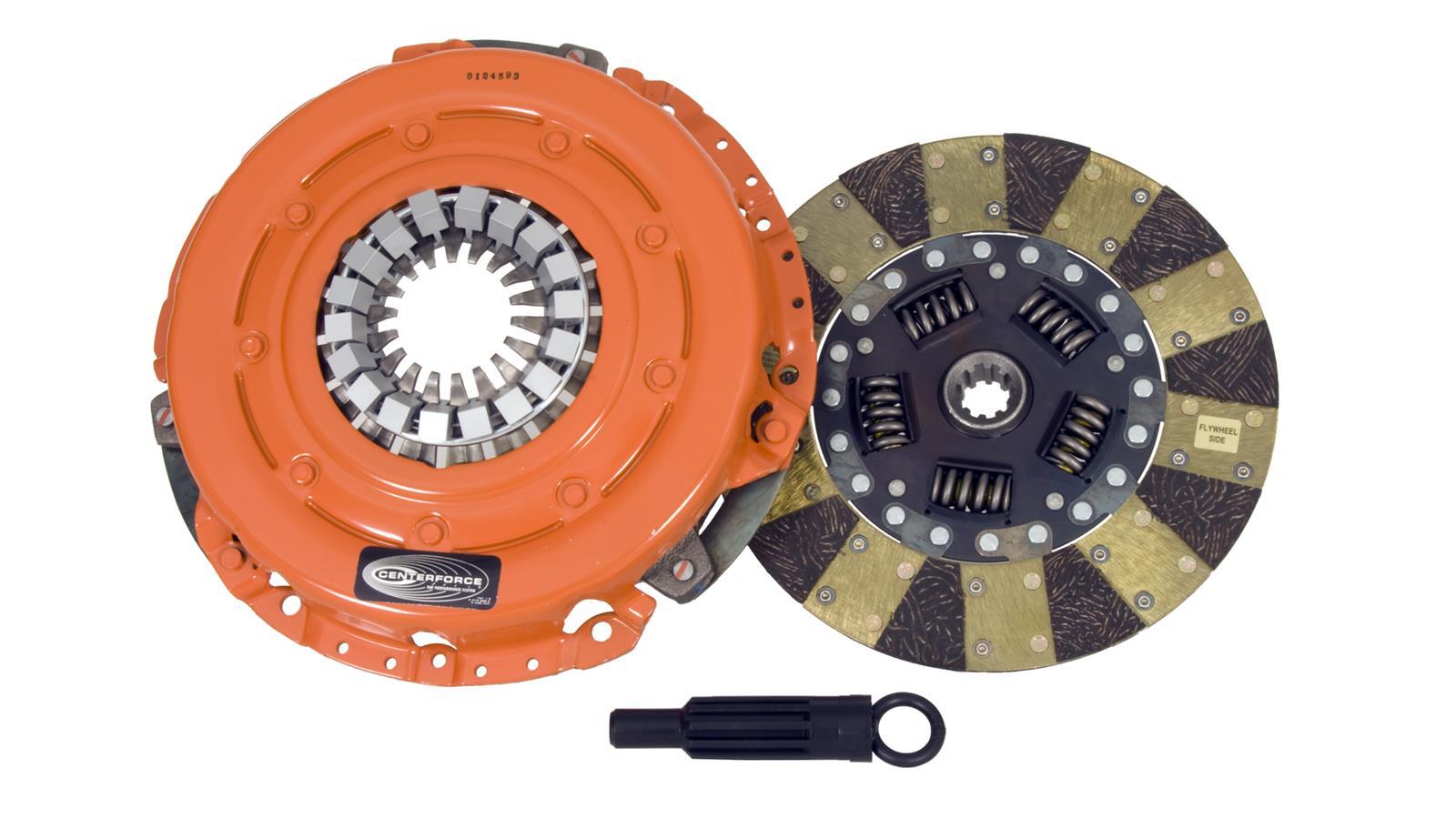 Clutch Kit Dual Friction 1 1/16 in.-10-Spline Input 10.40 in. Organic/Carbon Disc Ford 4.6 5.0 5.8L