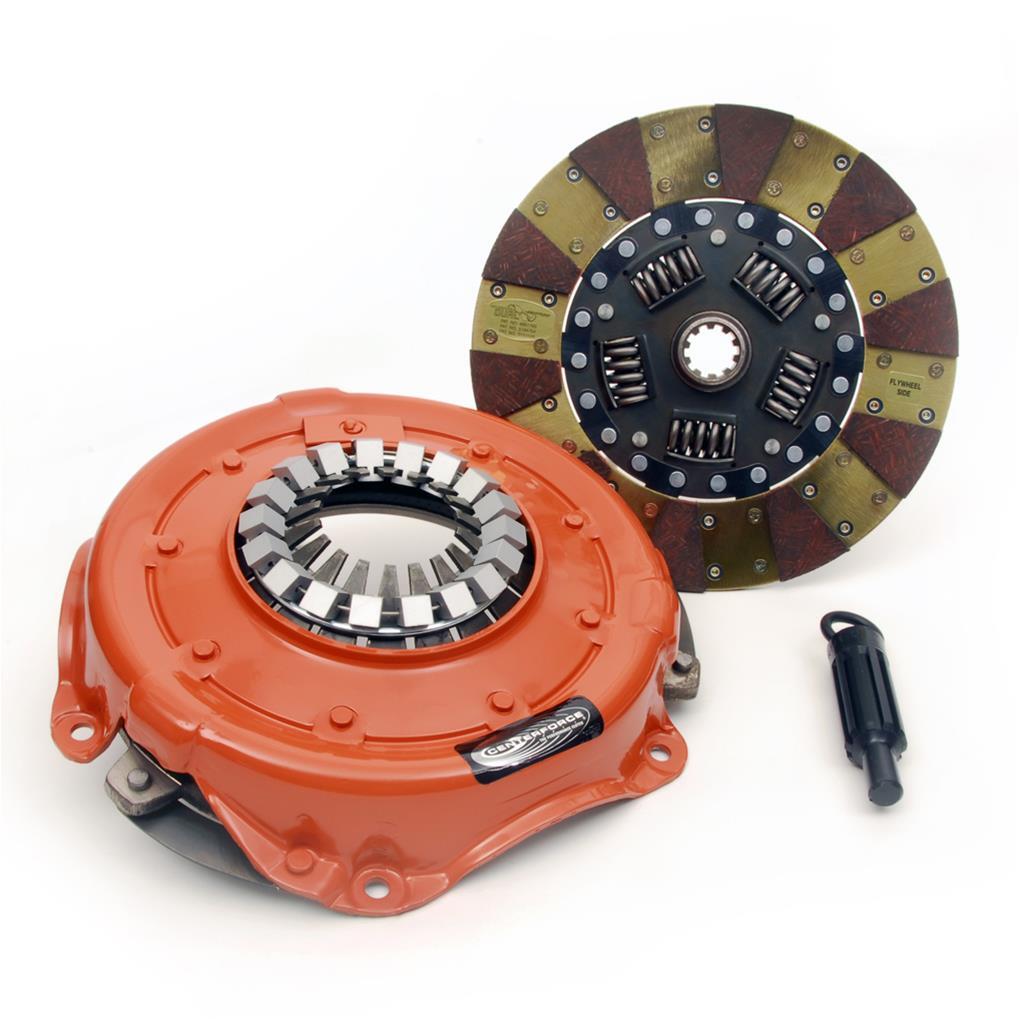 DUAL FRICTION CLUTCH PRESS PLATE AND DISC,55-82: Buick, Chevrolet, GMC, Olds, & Pontiac - Cars,10.4 in. Dia. Friction Disc 1-1/8'-10 Spline