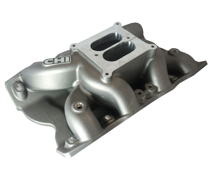 CHI Ford Cleveland 3V 208cc Dual Plane Air-Gap Intake Manifold- 4150 Carb , 9.5' Windsor Block